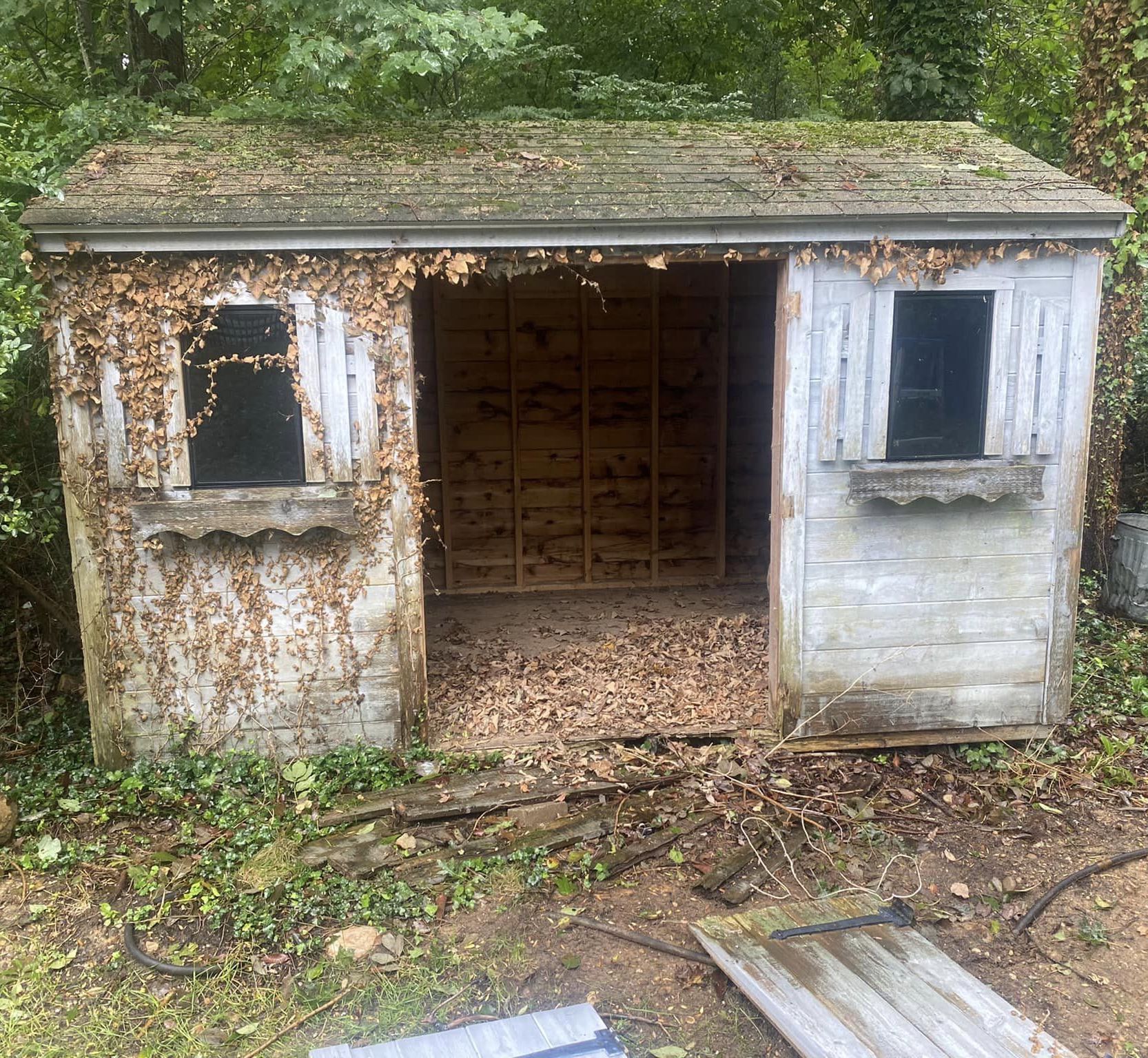 demo shed