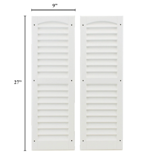 white shutters