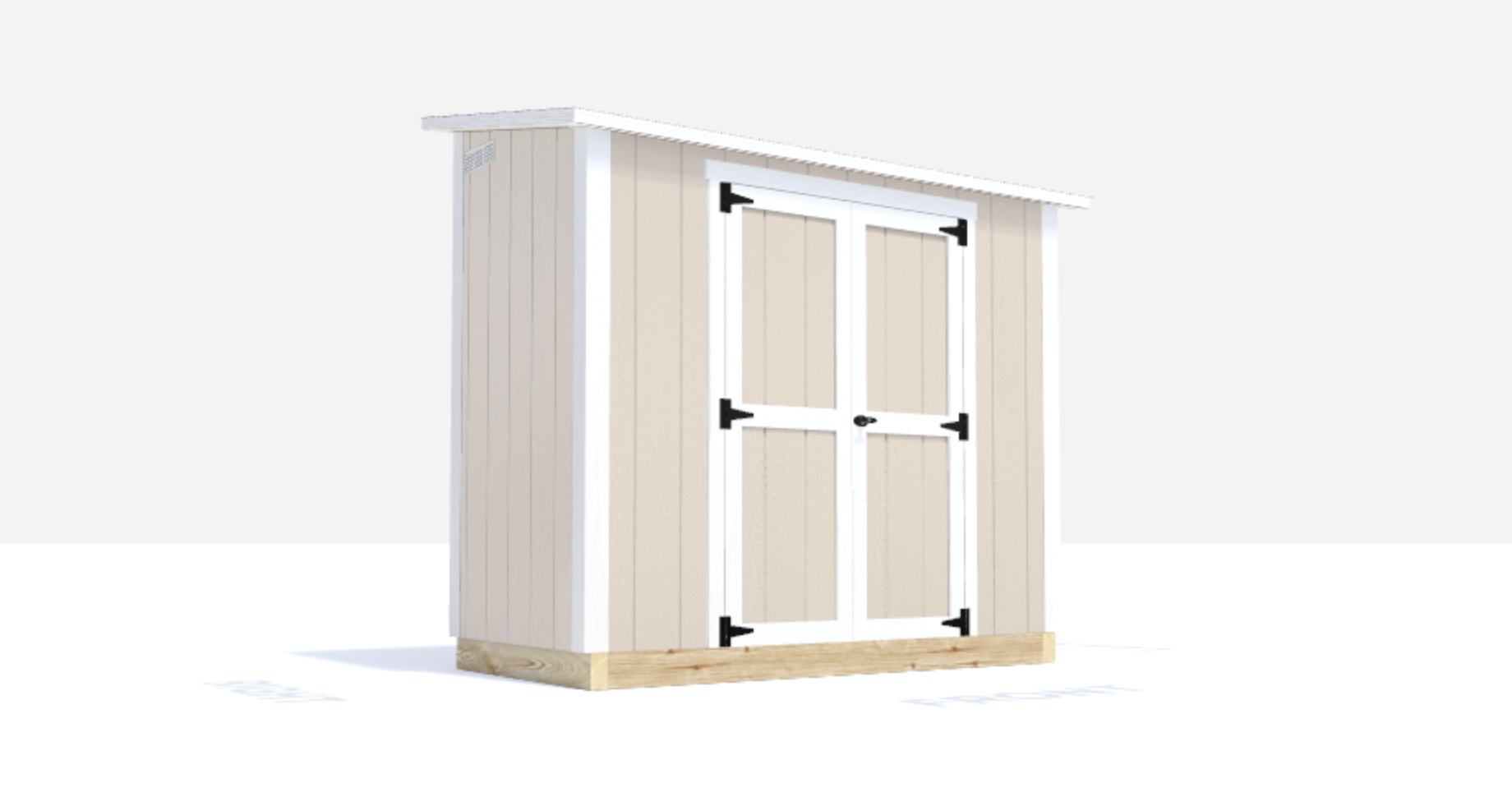 4x8 lean to shed