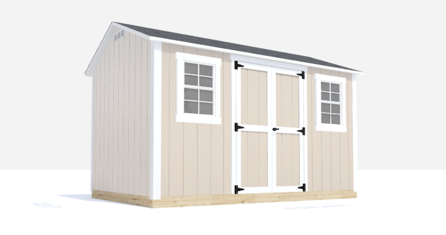 8x12 gable shed