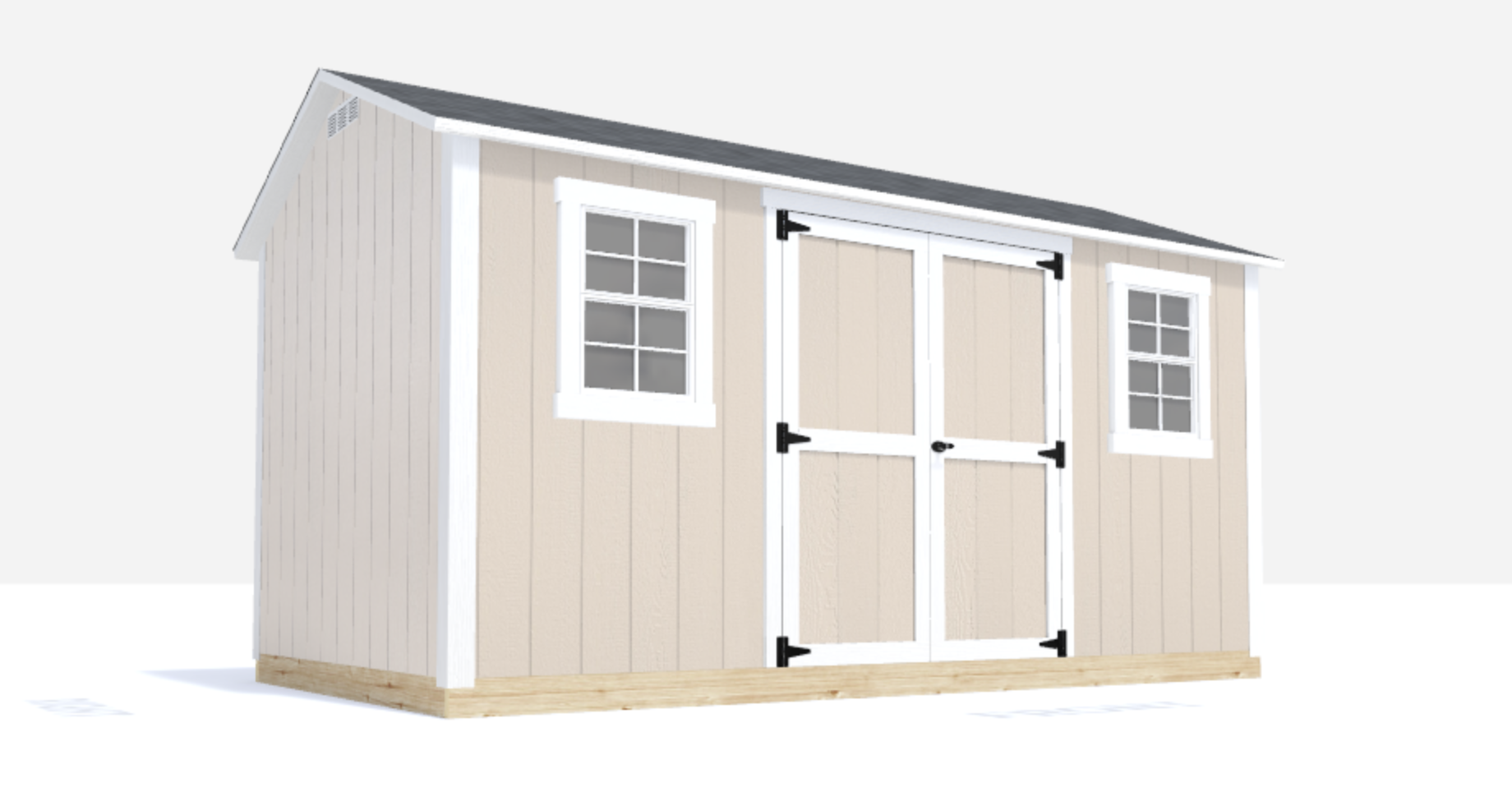 8x14 gable shed