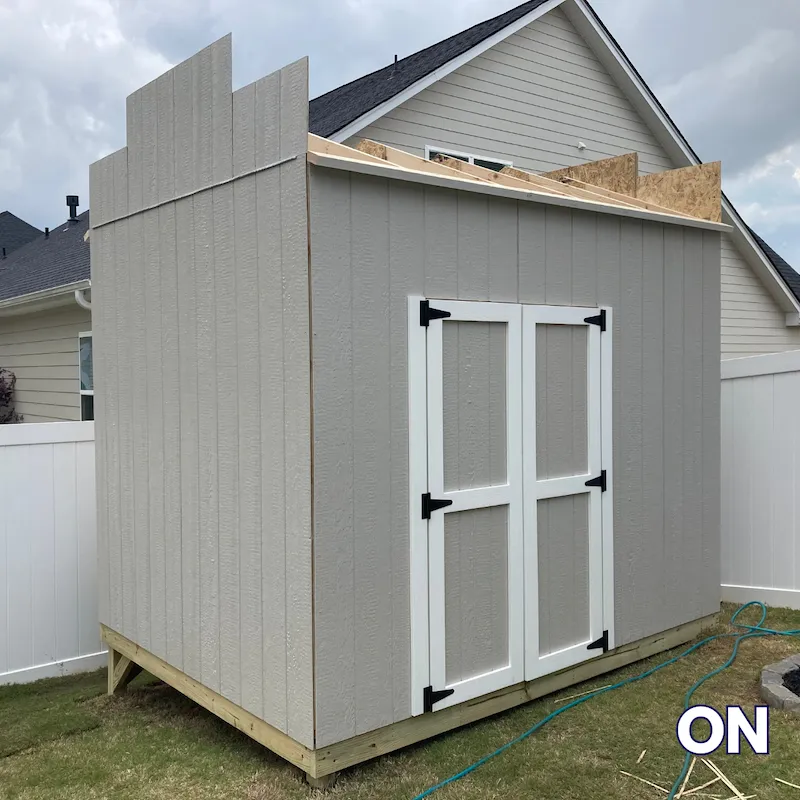 sheds built on site near me