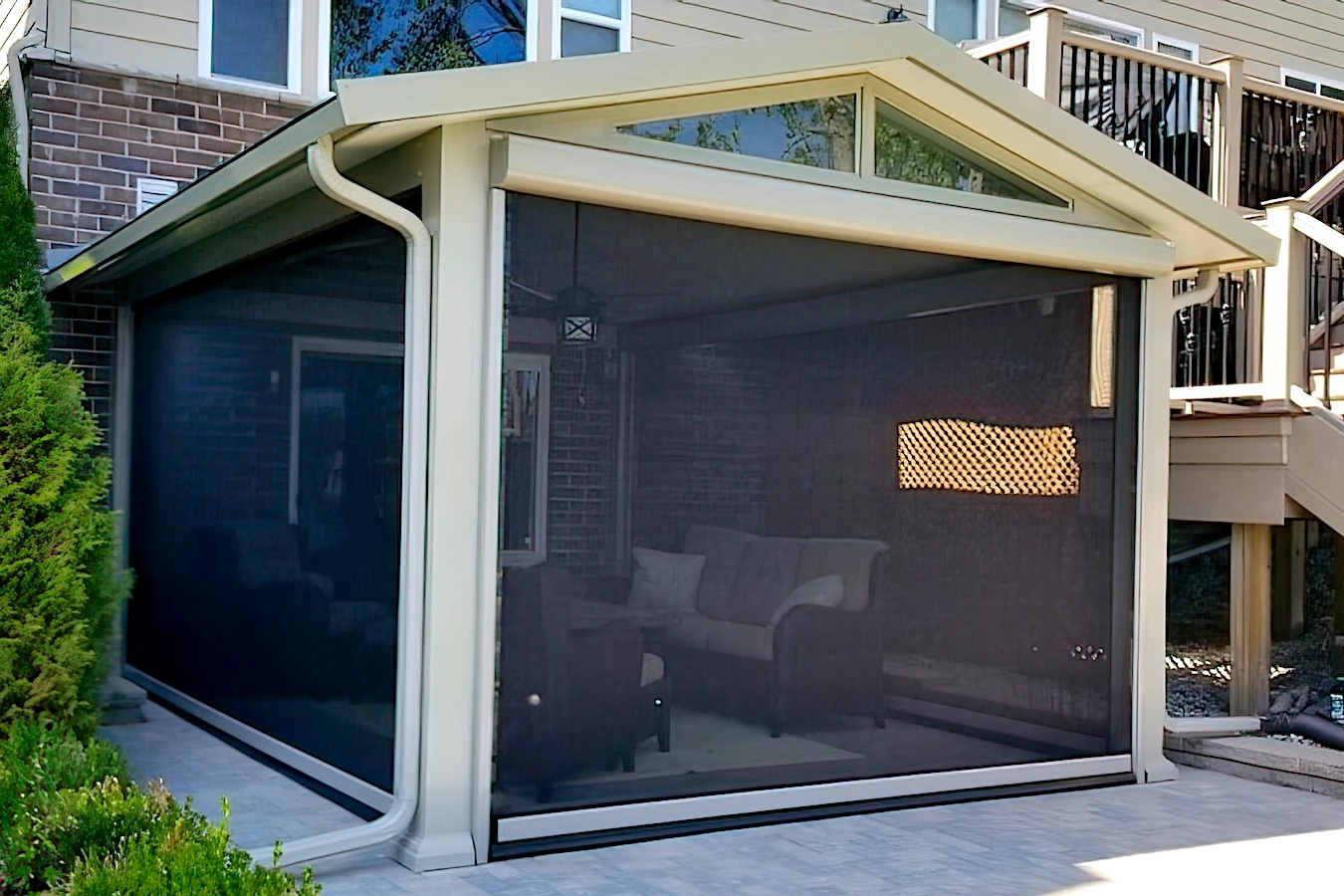 adding a screened in porch on concrete slab simpsonville sc