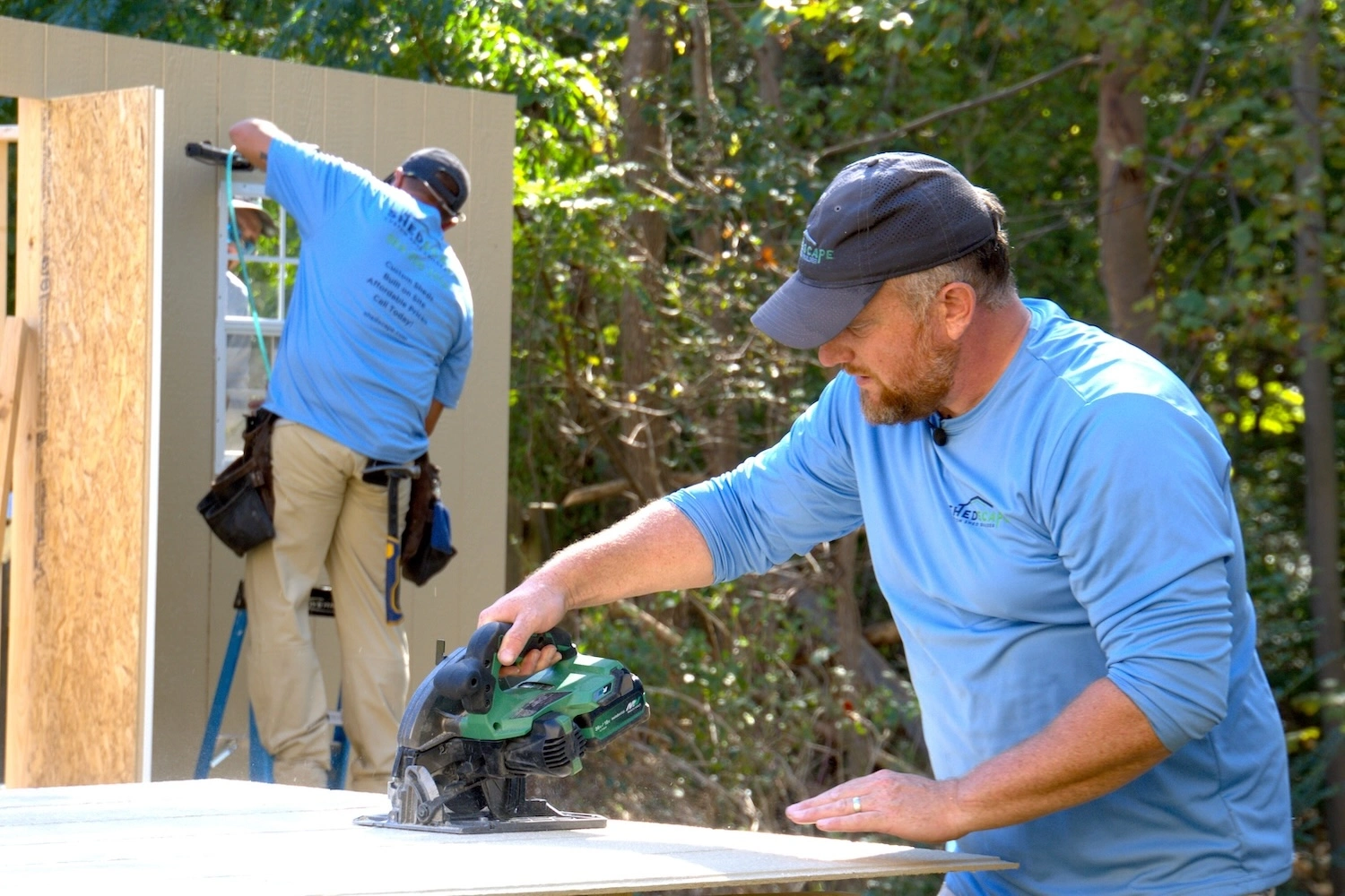 custom sheds built on site simpsonville sc
