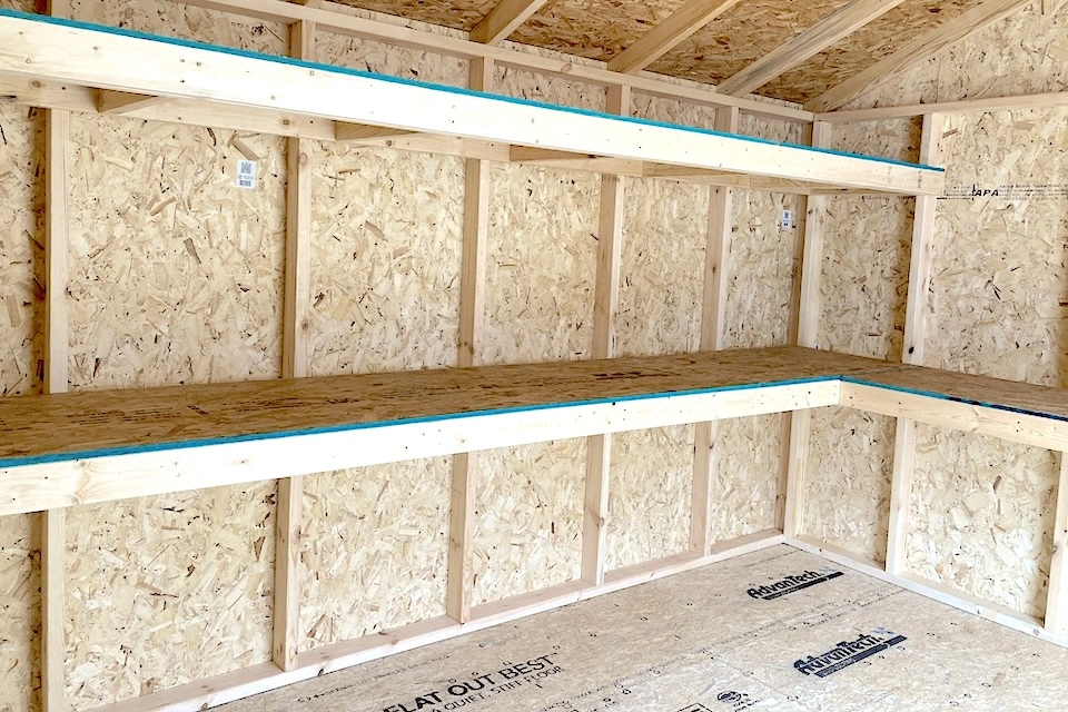 garden shed workbench