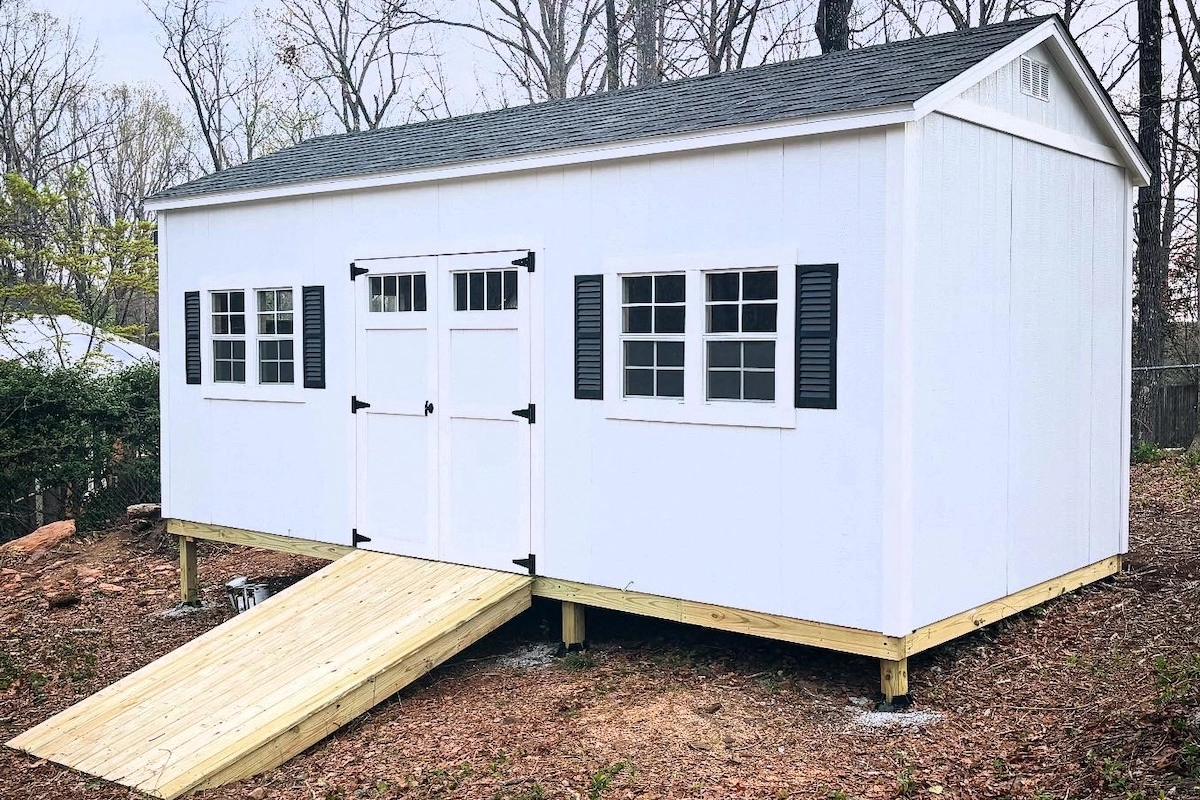shed built on site near me greenville sc
