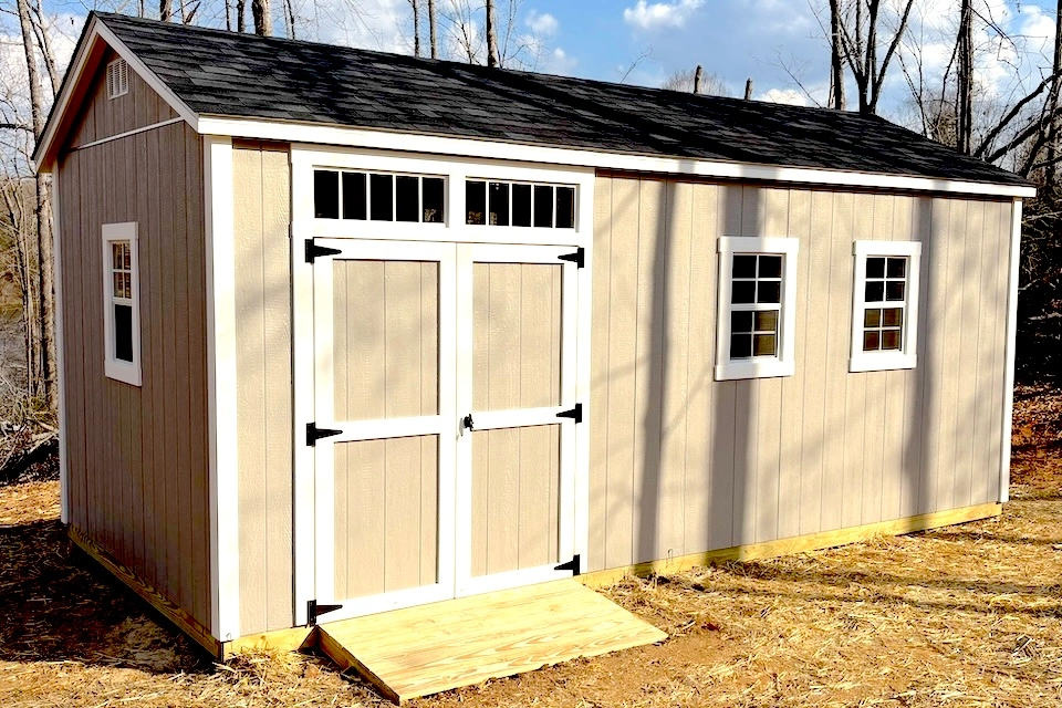 shed with transom windows fountain inn sc