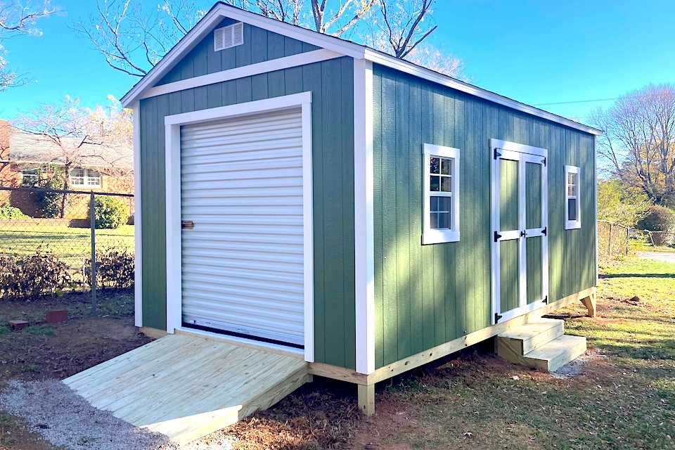 storage shed for zero turn mower greenville sc