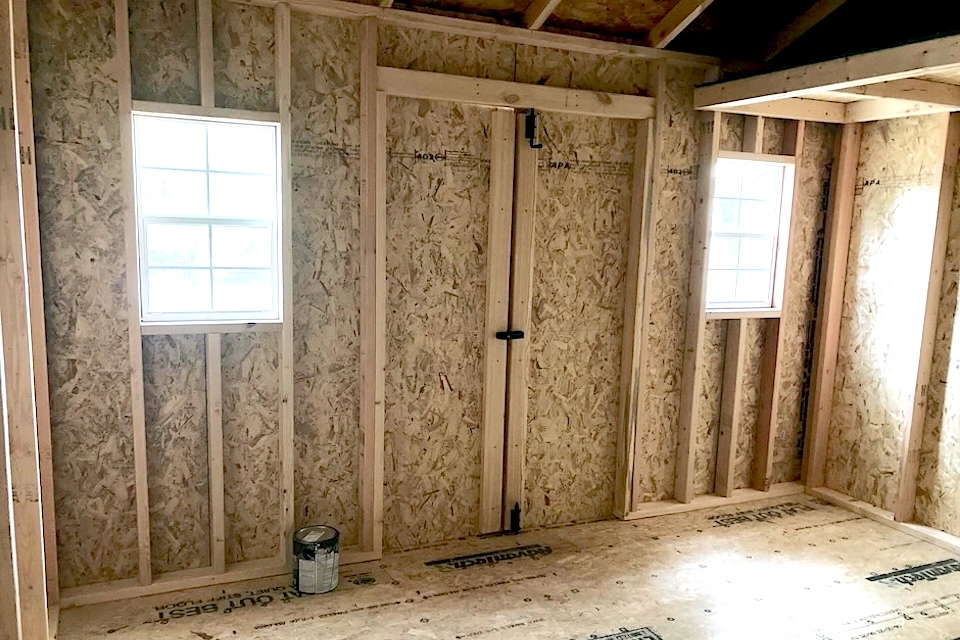 storage shed installed mauldin sc