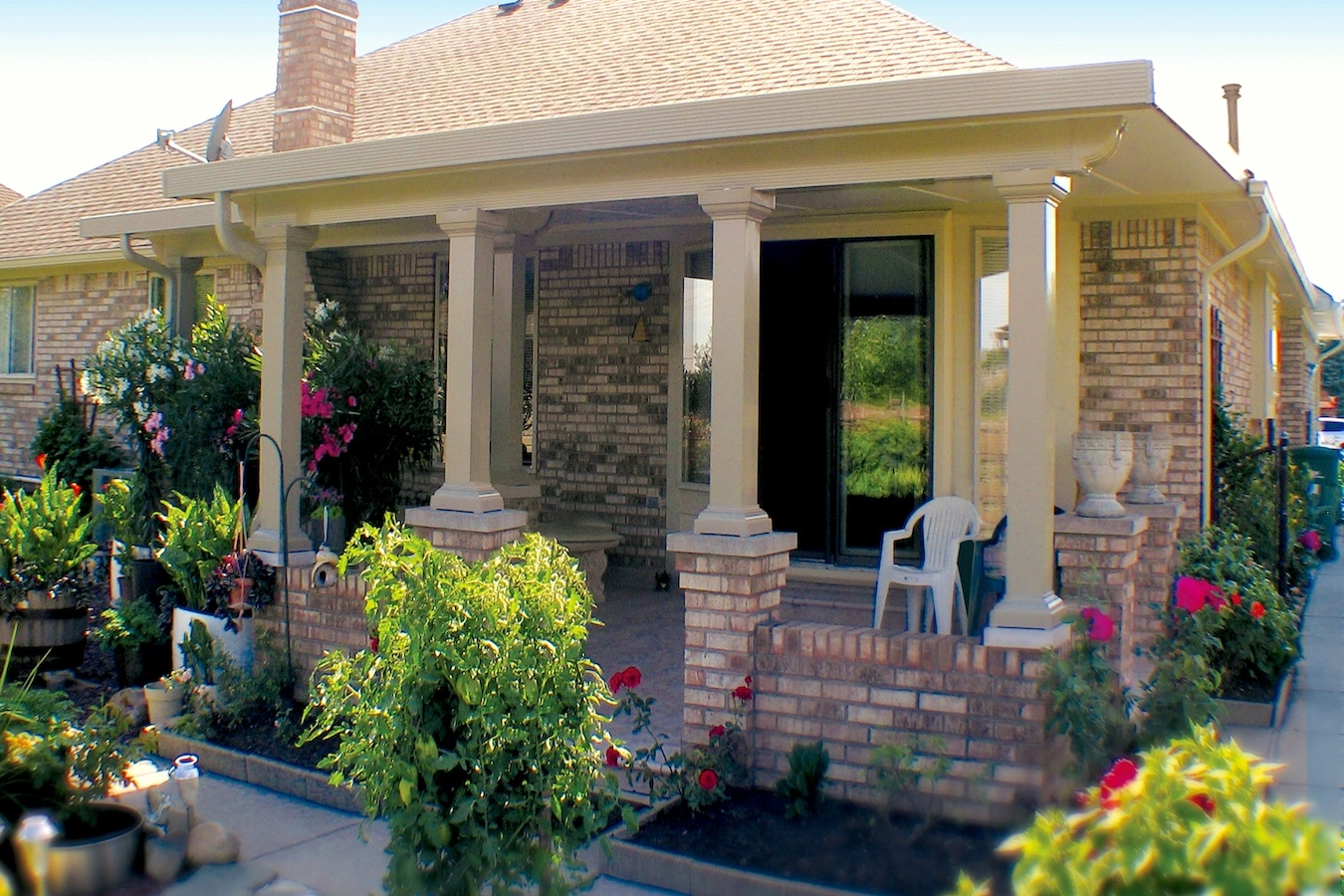 aluminum patio covers attached to house simpsonville sc