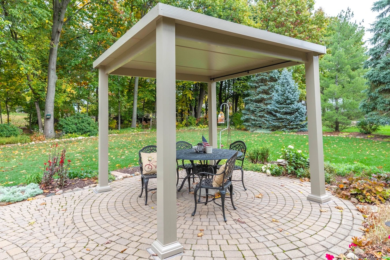 covered freestanding patio cover aluminum taylors sc